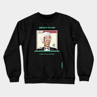 USD000025 - Andrew Jackson, hamster eating popcorn on a pianist Series 6 Crewneck Sweatshirt